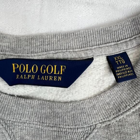 Polo Golf Ralph Lauren Mens XXL Gray US Open Winged Foot Gold 2020 Sweatshirt - Picture 3 of 6